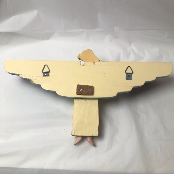 Whimsical Wooden Angel Decorative Shelf 17” - Picture 5 of 8